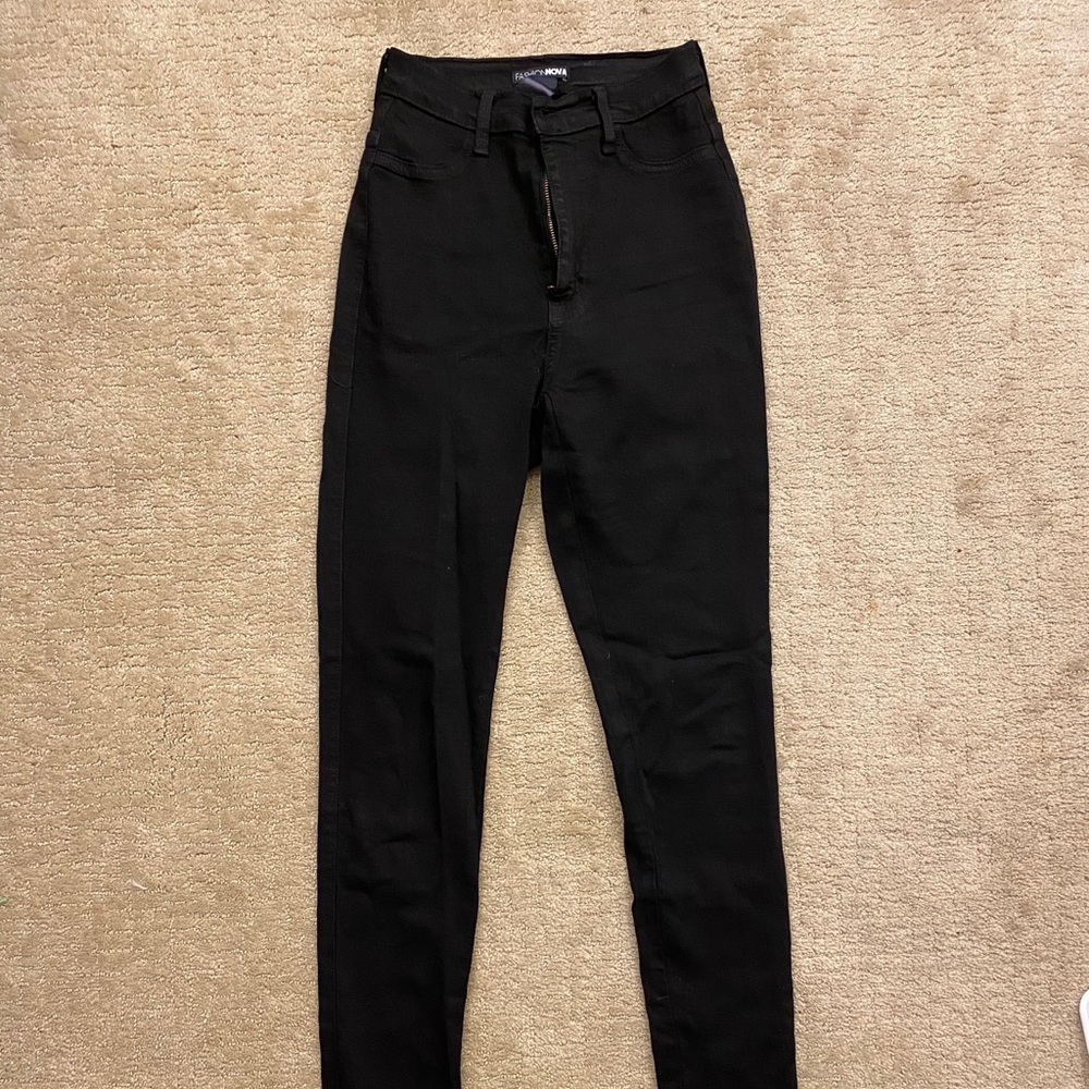 HIGH WAISTED SKINNY JEANS FASHION NOVA